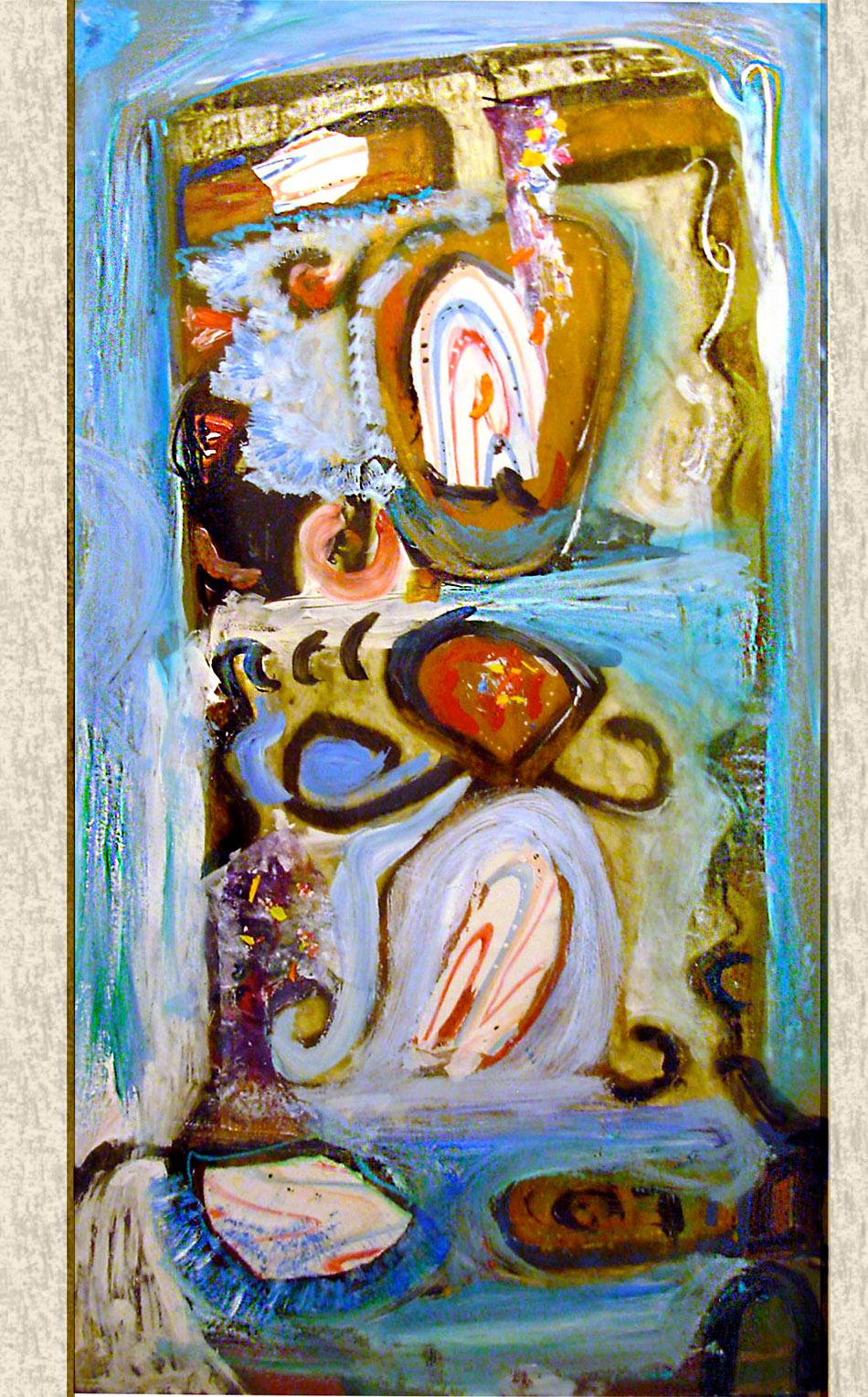 Untitled abstract painting by Anna Trussler