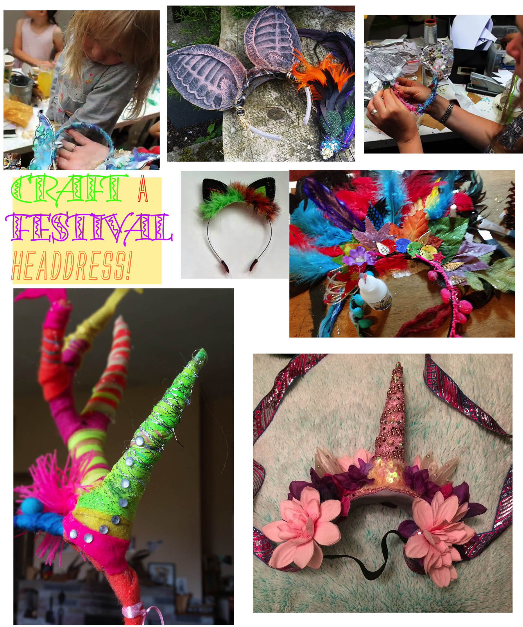 Headdress making workshop Anna Trussler